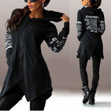 Asymmetric Pullover Hoodie