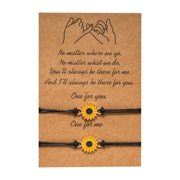 Sunflower Bracelet Set