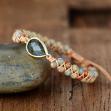 Amethysts Opal String Braided Bracelet