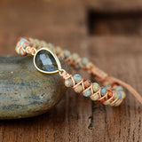 Amethysts Opal String Braided Bracelet