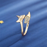 Crystal Fox Ring