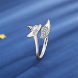 Crystal Fox Ring
