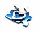 Love Heart Puzzle Necklace