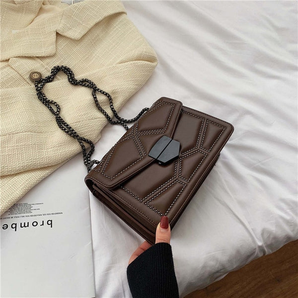 Rivet Chain Small Crossbody Bag