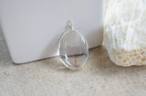 Real Dandelion Seed Wish Flower 925 Sterling Silver Chain