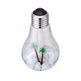 400ml LED Lamp Bulb Air Ultrasonic Humidifier