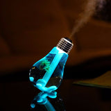 400ml LED Lamp Bulb Air Ultrasonic Humidifier
