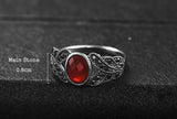 Simulated Red Ruby Ring