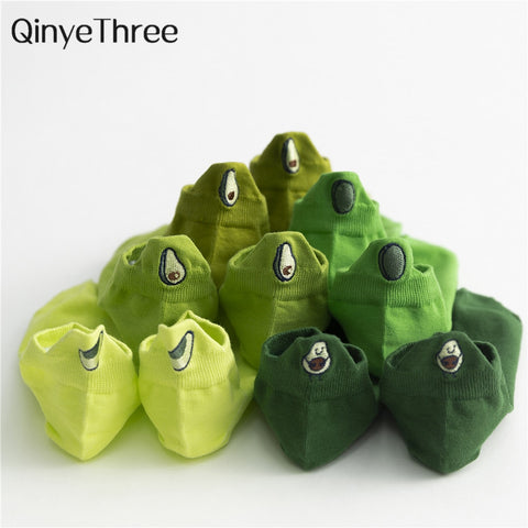Green Ankle Socks