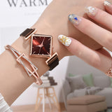 Lady Starry Eloquent Square Watch