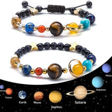Universe Eight Planets Beads Bracelet