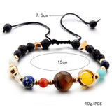 Universe Eight Planets Beads Bracelet