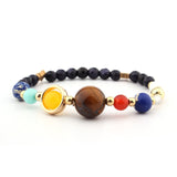 Universe Eight Planets Beads Bracelet
