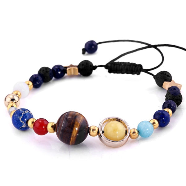Universe Eight Planets Beads Bracelet