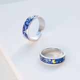 Starry Sky Match Rings