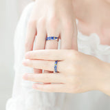 Starry Sky Match Rings
