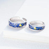 Starry Sky Match Rings