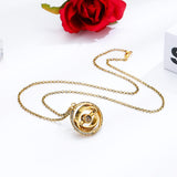 Astronomical Ball I Love You Projection Necklace