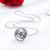Astronomical Ball I Love You Projection Necklace