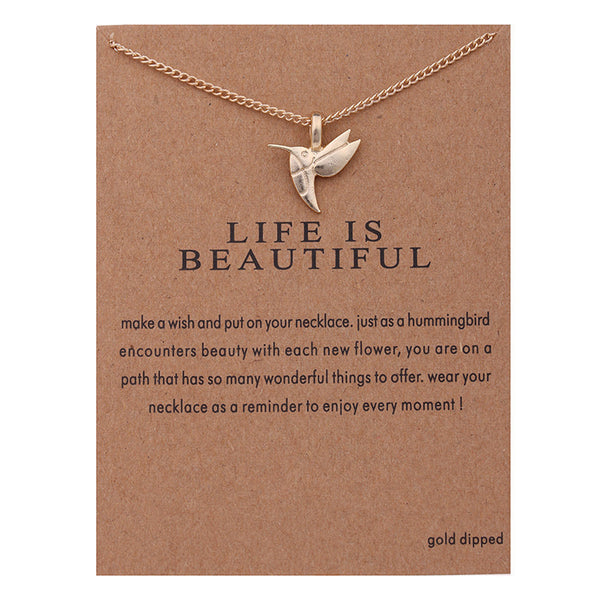 Life Is Beautiful Necklace