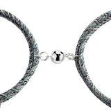 2 Pcs/set Creative Couple Magnet Bracelet