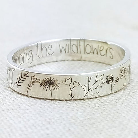 Carved Flower Ring