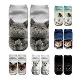 Cat Print Socks