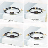 Engraved Ceramics Constellation Bracelets