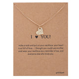 I Love You Necklace