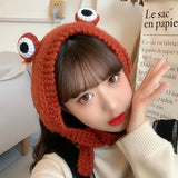 Frog Hat Knitted Beanies