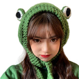 Frog Hat Knitted Beanies