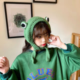 Frog Hat Knitted Beanies