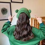 Frog Hat Knitted Beanies