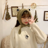 Frog Hat Knitted Beanies