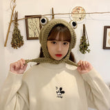 Frog Hat Knitted Beanies