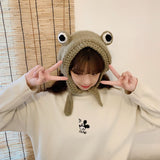 Frog Hat Knitted Beanies