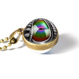 Dragon Eyes Double Side Dome Glass