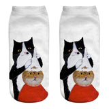 Cat Print Socks