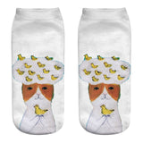 Cat Print Socks