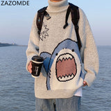 Shark Turtleneck Sweater