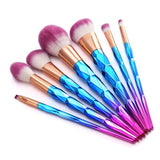 Rainbow Unicorn Brushes - 7 Piece Set