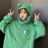 Oversized Frog Hoodie