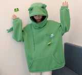Oversized Frog Hoodie