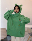 Oversized Frog Hoodie