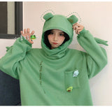 Oversized Frog Hoodie