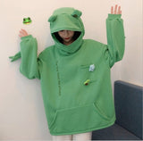 Oversized Frog Hoodie