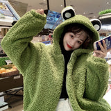 Frog Eyes Fleece Hoodie