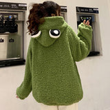 Frog Eyes Fleece Hoodie