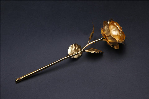 24k Gold Foil Rose