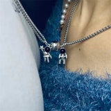 Matching Astronaut Necklace